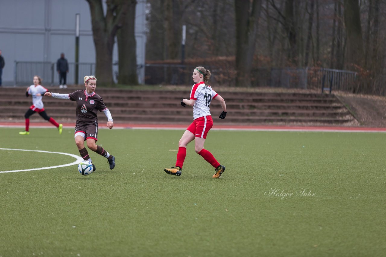 Bild 418 - B-Juniorinnen Walddoerfer - St.Pauli : Ergebnis: 4:1